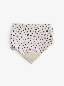Cheeky Chompers tandjes dribbelen luipaardprint regenbogen en sterren bruine slabbetjes 3 Pack