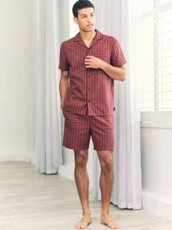 Chelsea Peers - Shortpyjamaset met vage strepen