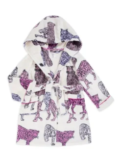 Chelsea Peers Kinder Fleece Kamerjas met Luipaardprint