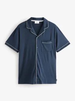 Chelsea Peers TENCEL™ modal pyjamaset met korte mouwen en knopen