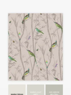 Chinoiserie Bird 10M Wallpaper