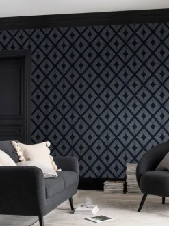 Chique geometrisch ruitbehang 10M