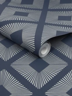 Chique geometrisch ruitbehang 10M