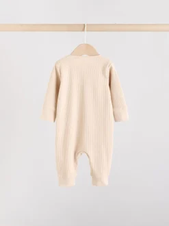 Chocoladebruin - 3 Pack Baby slaappakken (0mnd-3jr)