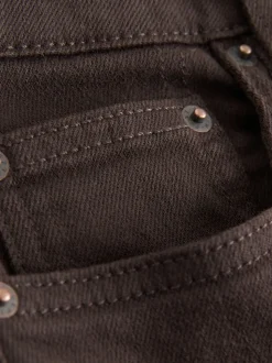Chocoladebruin - Authentieke relaxed skinny jeans