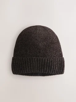 Chocoladebruin - Chenille Beanie Hat