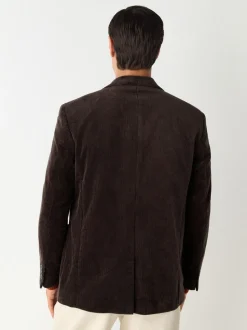 Chocoladebruin - Corduroy blazer