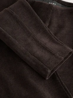 Chocoladebruin - Corduroy legging