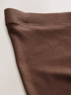 Chocoladebruin - Jersey fietsshort