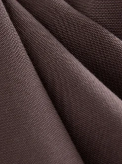 Chocoladebruin - Long Sleeve Garment Dyed Oxford Shirt
