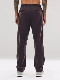 Chocoladebruin - Straight fit - Relaxed Fit Brushback Heavyweight Joggers