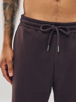 Chocoladebruin - Straight fit - Relaxed Fit Brushback Heavyweight Joggers