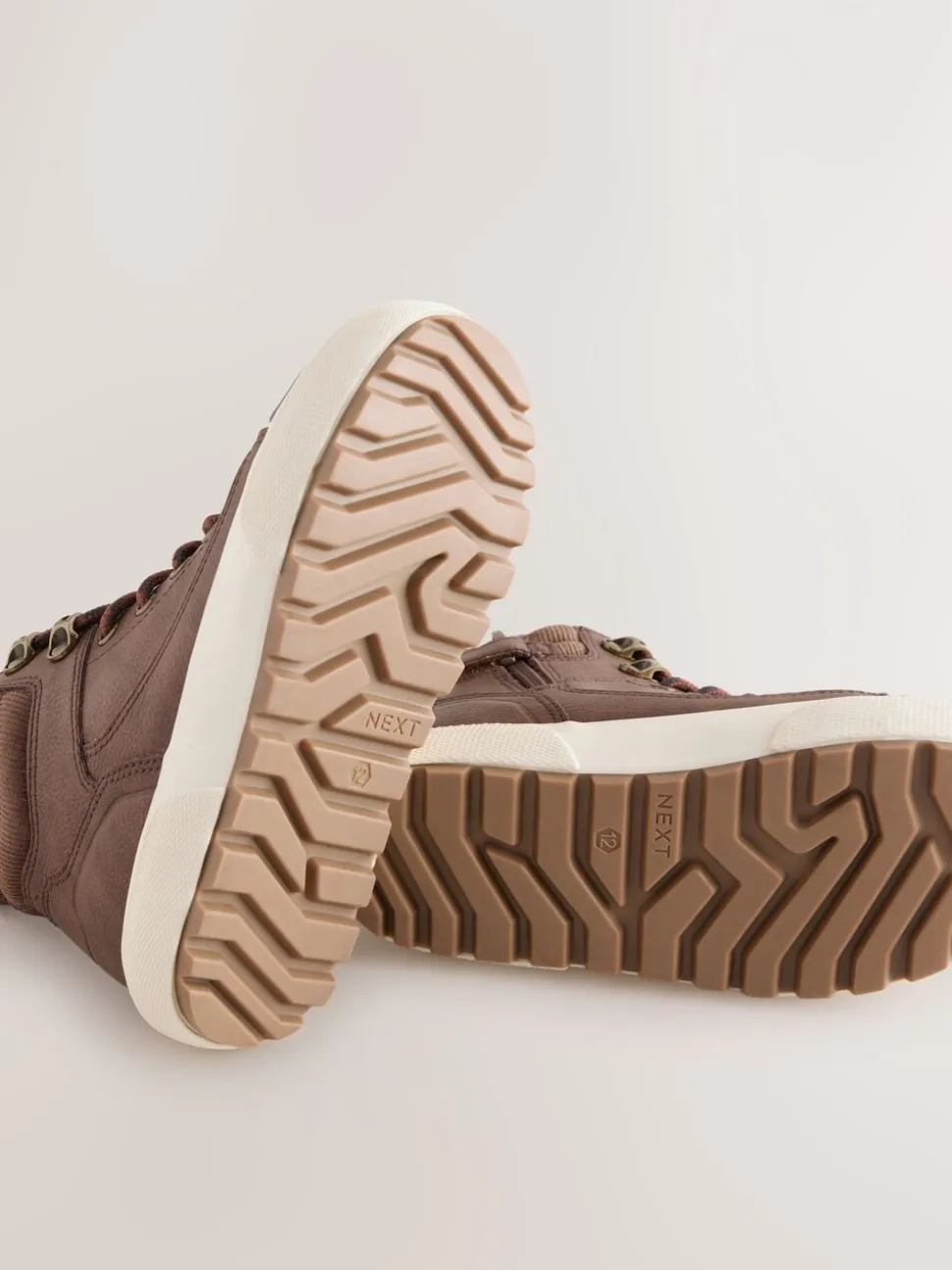 Chocoladebruin - Warm gevoerde hoge boots