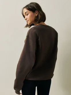 Chocolate Brown Coffee Club - Sweatshirt