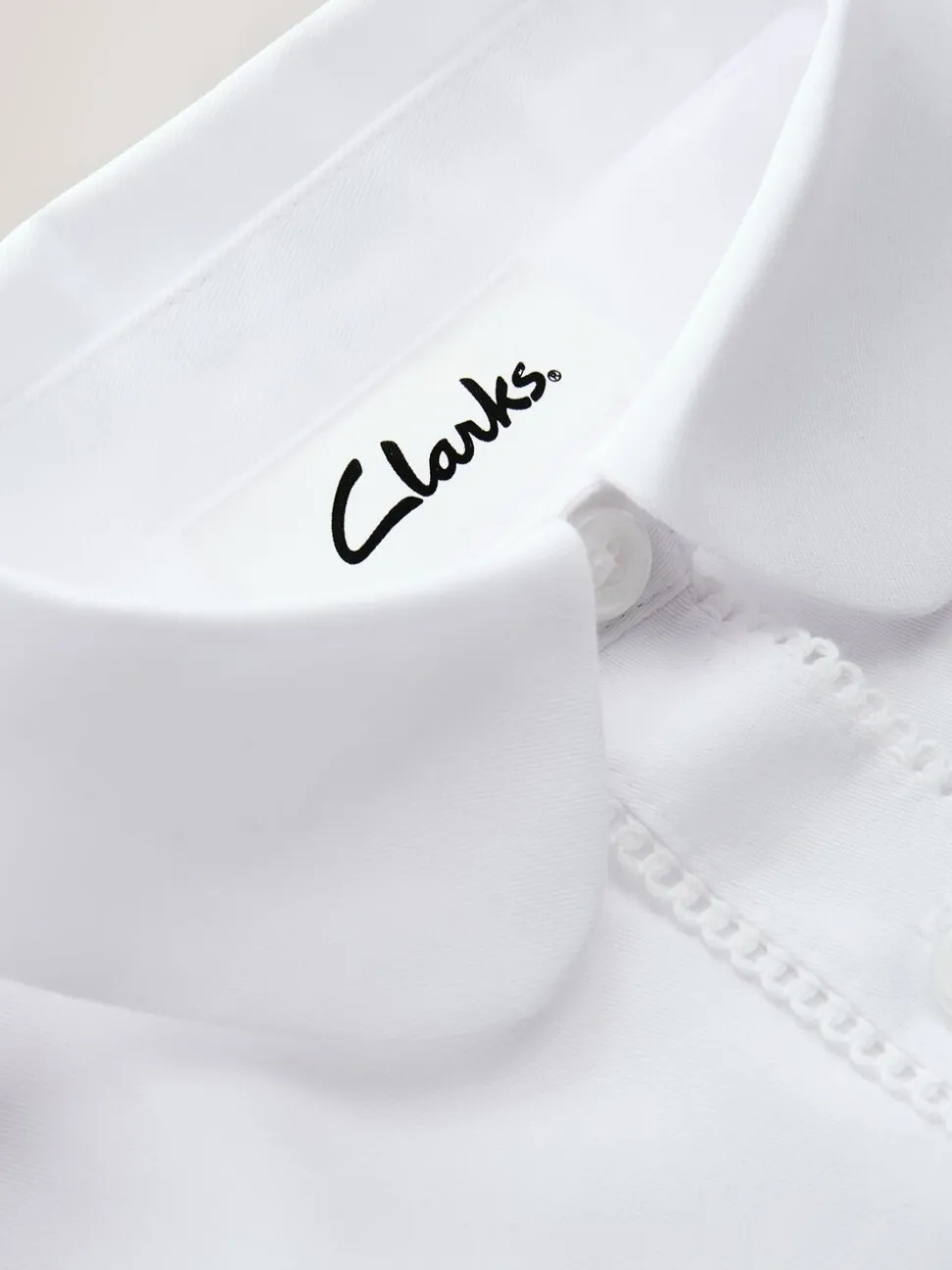 Clarks set van 3 schooloverhemden met lange mouwen en strik