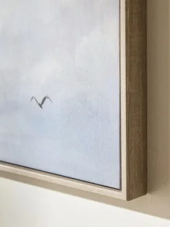 Clouds Scape Handpaint Detail Framed Wall Art