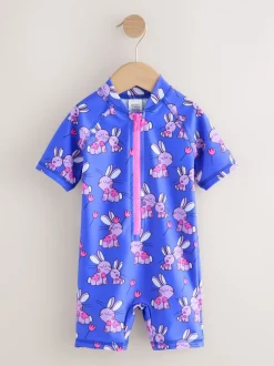 Cobalt Blue Bunny - Zonbeschermend badpak (3 mnd-10 jr)