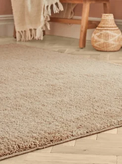 Comfortabel, wasbaar, hoogpolig vloerkleed