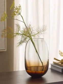 Cooper Glass Ombre Vase