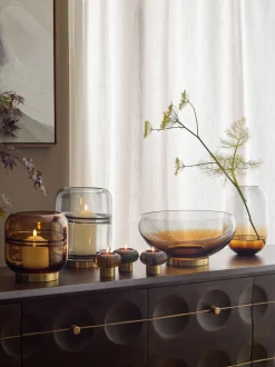 Cooper Glass Ombre Vase
