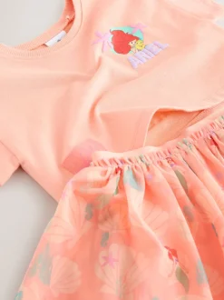 Coral Ariel - Disney Top & Skirt Set (3mths-7yrs)
