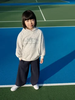 Cream Ditsy Flower - Hoodie (3 - 16 jr)