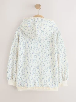 Cream Ditsy Flower - Hoodie (3 - 16 jr)