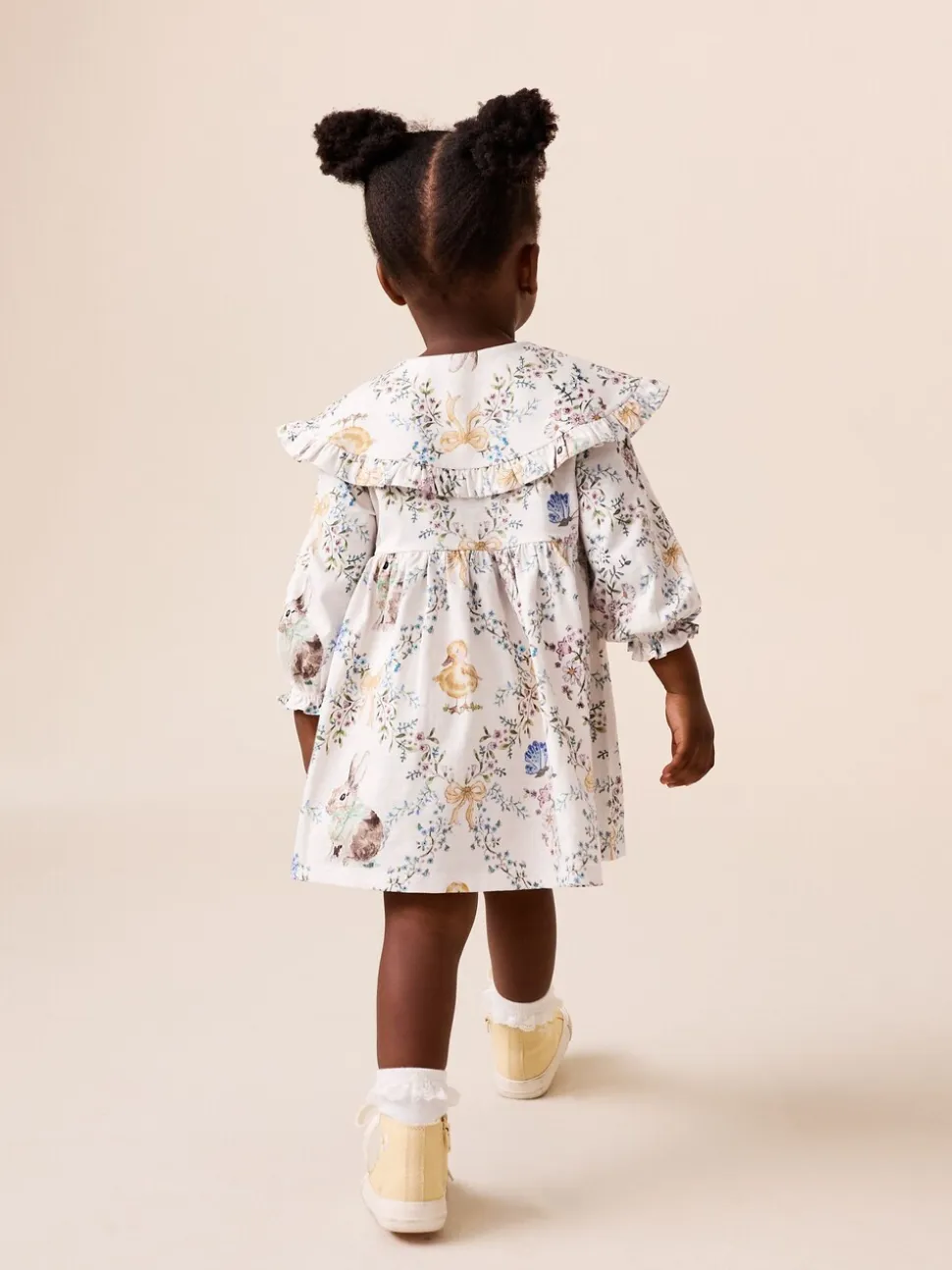Cream Easter - Collared Dress (3mths-7yrs)