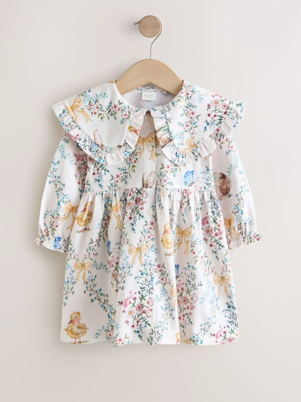 Cream Easter - Collared Dress (3mths-7yrs)