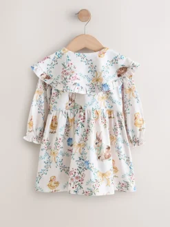 Cream Easter - Collared Dress (3mths-7yrs)