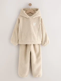 Cream GRWM - "Fleece tweedelige Pyjama's (5-16jr)"