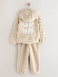 Cream GRWM - "Fleece tweedelige Pyjama's (5-16jr)"