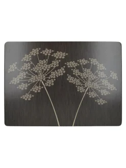 Creative Tops Set van 4 grote Placemats met kurken achterkant en Kunstdruk