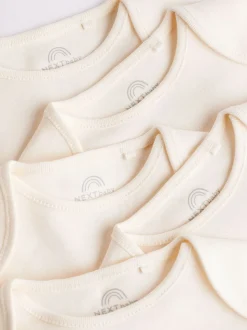 Crème - 5 Must-have rompertjes met korte mouwen