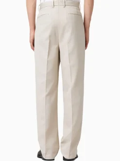 Crème - AllSaints Tallis Straight Trousers