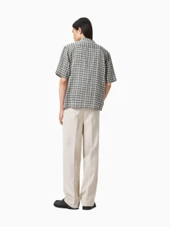 Crème - AllSaints Tallis Straight Trousers