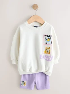 Crème - Bluey Shorts Set (12mths-7yrs)