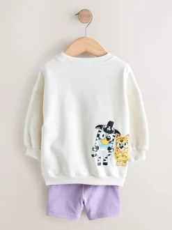 Crème - Bluey Shorts Set (12mths-7yrs)