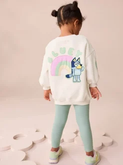 Crème - Bluey-set van sweatshirt en legging (12mnd -7jr)