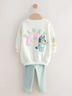 Crème - Bluey-set van sweatshirt en legging (12mnd -7jr)