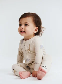 Crème - Cotton On Long Sleeve Zip Romper