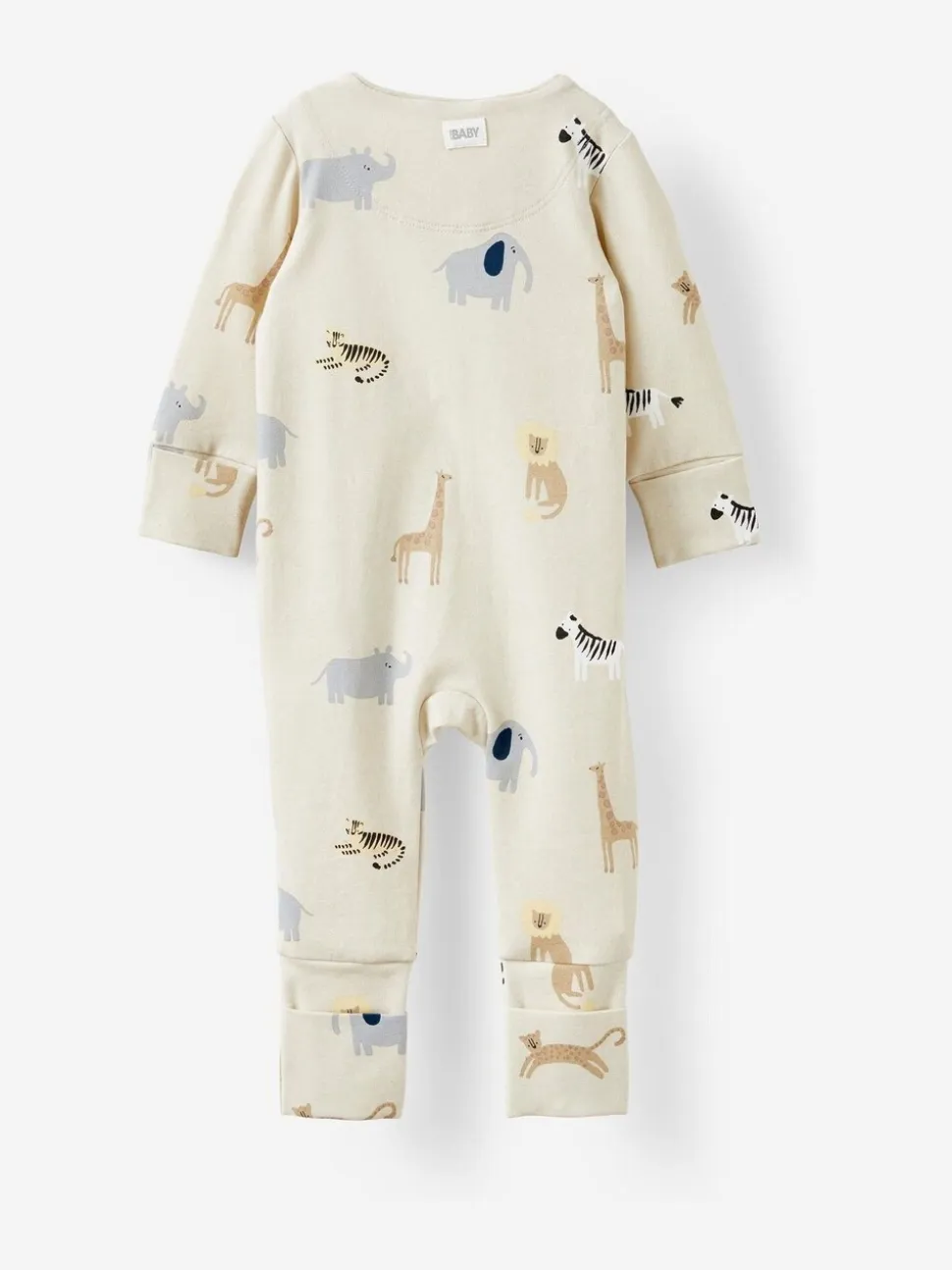 Crème - Cotton On Long Sleeve Zip Romper