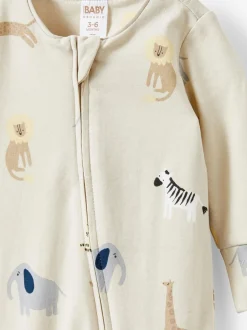 Crème - Cotton On Long Sleeve Zip Romper