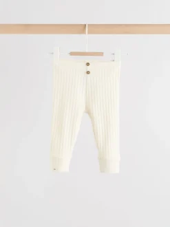 Crème - Hello World Top and Leggings Baby Set (0-18mths)