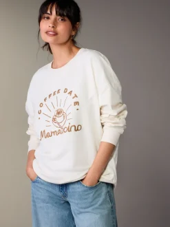 Crème - Maternity Mini Me Sweatshirt Set