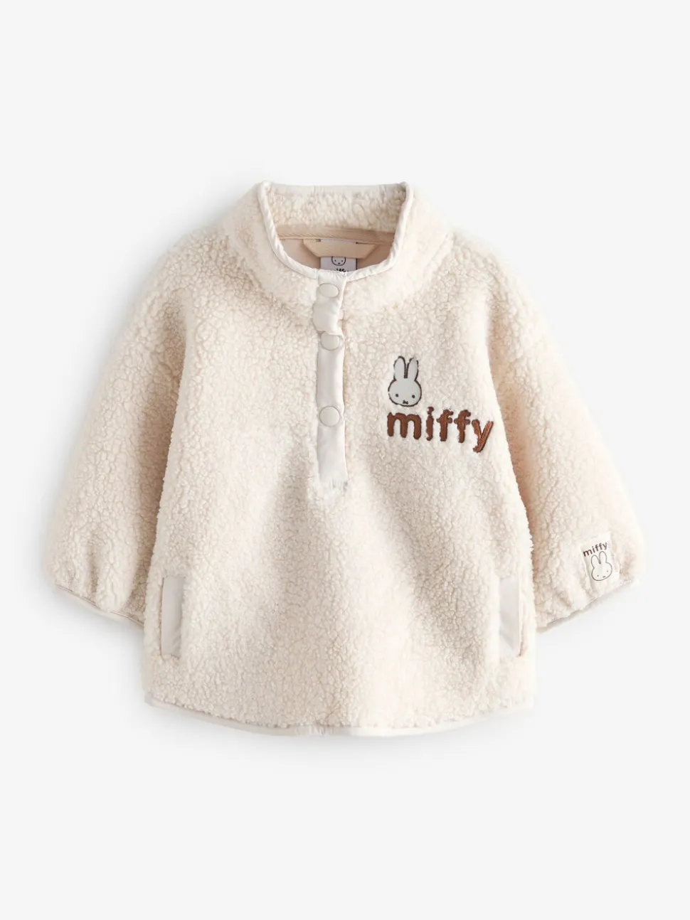 Crème - Miffy Half Popper Fleece (3mnd -7jr)