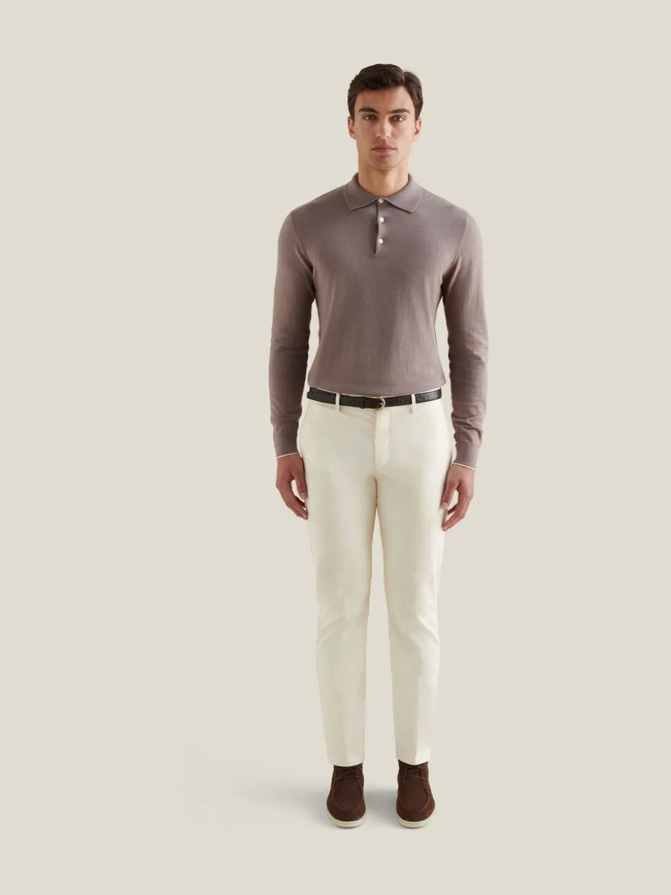 Crème - Peckham Rye Stretch Cotton Trousers