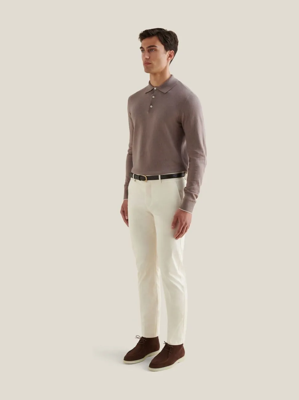 Crème - Peckham Rye Stretch Cotton Trousers