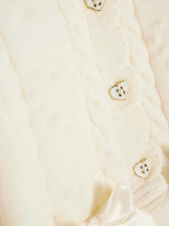 Crème - River Island vest met peplum voor babymeisjes