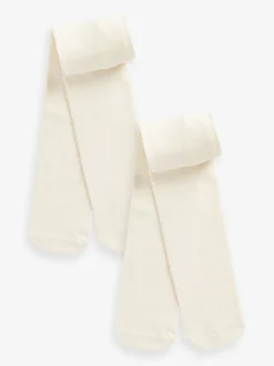 Crème - Set van 2 babymaillots (0 mnd-2 jr)